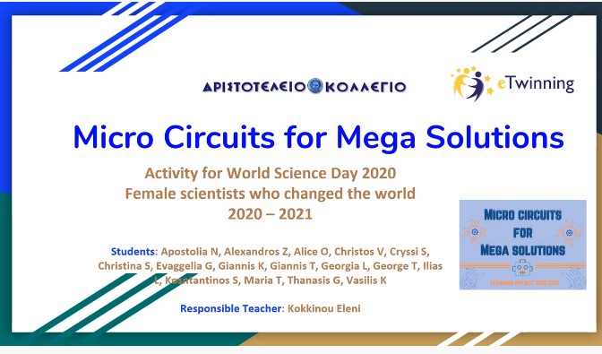 Micro Circuits for mega solutions_Female scientists