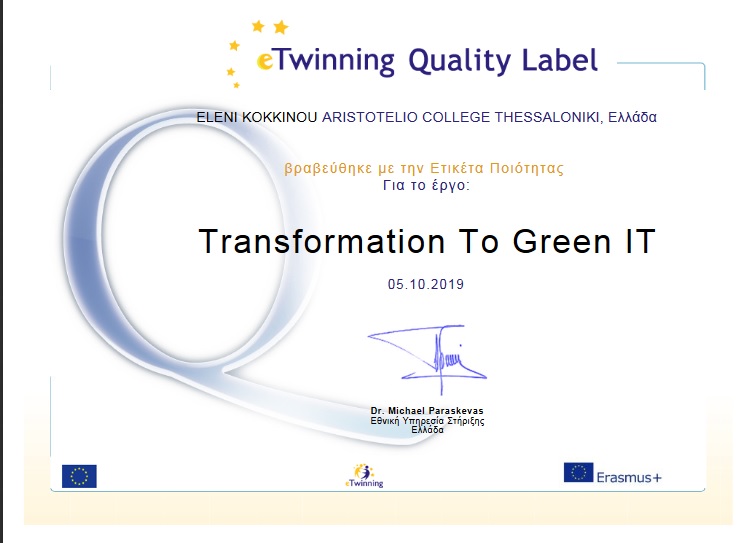 QL_TRANSFORMATION TO GREEN IT